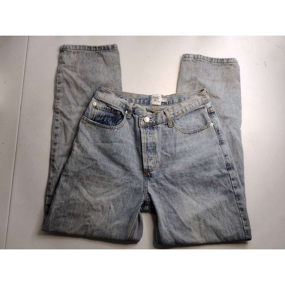 Princess Polly Light‎ Wash Denim Button Fly Jeans Women's Size 6
